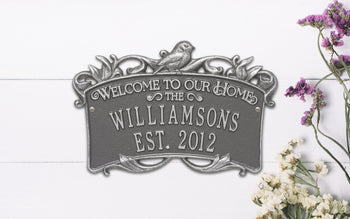 Songbird Welcome Anniversary Plaque